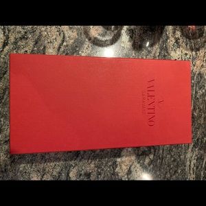 Red valentine shoe box